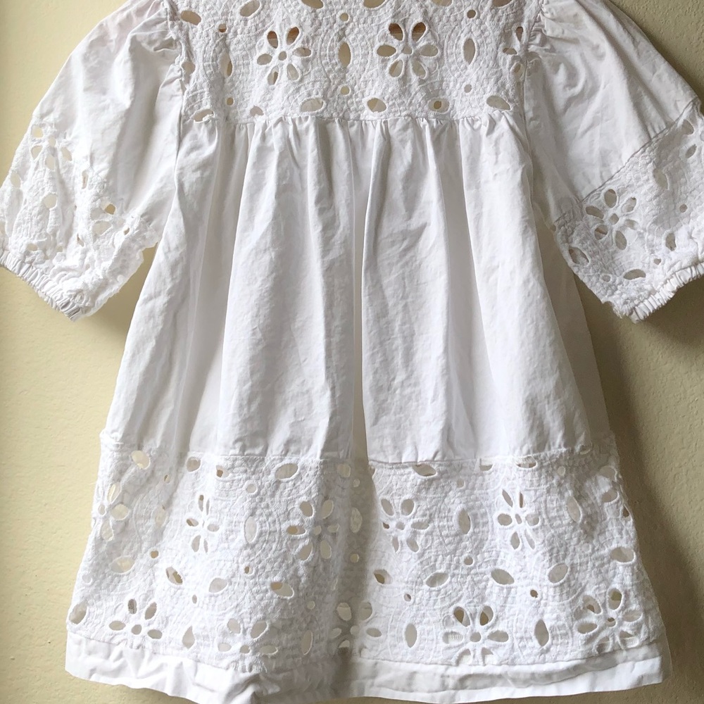 Eri + Ali Rodin Eyelet White Blouse - XS - Picture 12 of 15